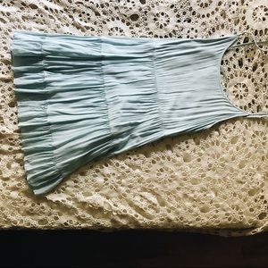 Aritzia talula baby blue flowy dress